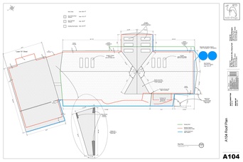 A104: NW Roof Plan