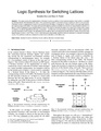 Altun Riedel Logic Synthesis for Switching Lattices.pdf